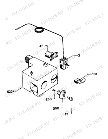 Взрыв-схема холодильника Zanussi ZP9140 - Схема узла Electrical equipment